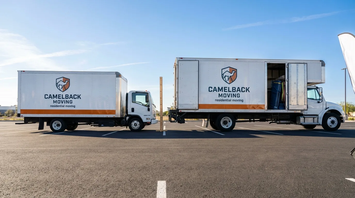 Moving truck size capacity guide in Lyons